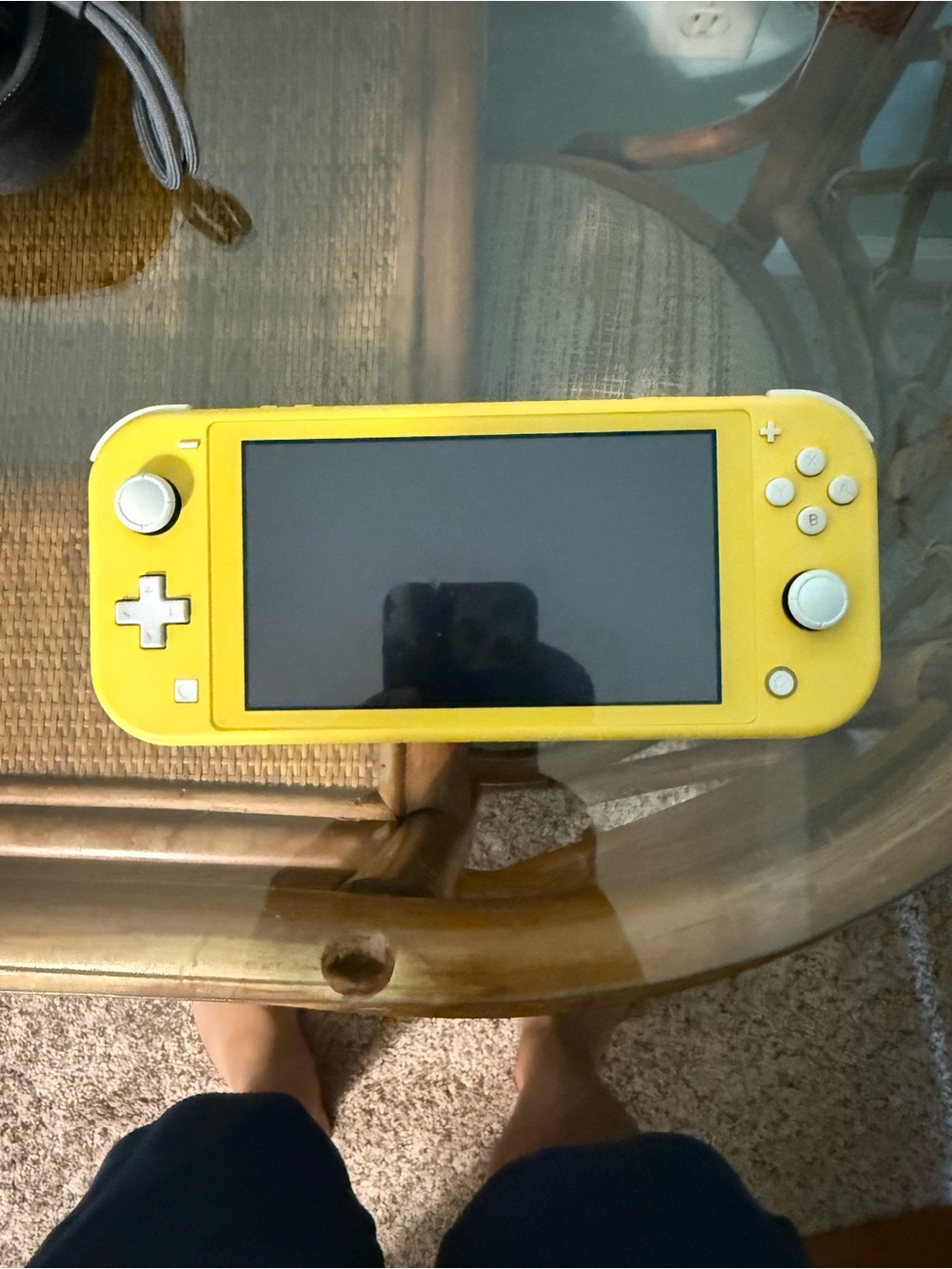 Nintendo switch light yellow